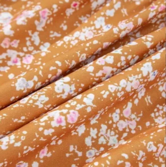 ❤️New Floral Patchwork Blouse - Navy, Pink, and Orange - Picture 6 of 16